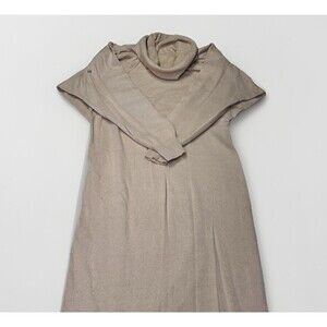 Vintage Tricots Fuego France Angora Wool Blend Turtleneck Sweater Dress